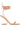 Side View Azalea Wang Step Your Game Up Floating Heel Strappy Sandal In Nude