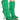 Front View Azalea Wang Stepping Out Stiletto Puffer Bootie In Green