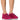 Front View Azalea Wang Stop And Stare Flat Sneaker In Pink