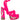 Front View Azalea Wang Storm Platform Sandal In Pink
