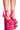 Side View Azalea Wang Storm Platform Sandal In Pink