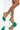 Front View Azalea Wang Stuck On Replay Sandal In Green