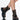 Front View Azalea Wang Stuck On You Flatform Bootie In Black