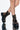 Front View Azalea Wang Stuck On You Flatform Bootie In Black