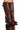 Front View Azalea Wang Stuck On You Fold Over Wedge Boot In Brown Croc