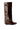 Side View Azalea Wang Stuck On You Fold Over Wedge Boot In Brown Croc