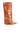 Side View Azalea Wang Stuck On You Fold Over Wedge Boot In Tan