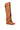 Back View Azalea Wang Stuck On You Fold Over Wedge Boot In Tan