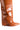 Full View Azalea Wang Stuck On You Fold Over Wedge Boot In Tan