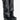 Front View Azalea Wang Stuck On You Wedge Boot In Black