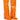 Front View Azalea Wang Stuck On You Wedge Boot In Orange