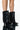 Front View Azalea Wang Stuck On You Wedge Bootie In Black