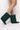 Side View Azalea Wang Stuck On You Wedge Bootie In Green