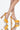 Front View Azalea Wang Sugar And Spice Chunky Pump In Yellow