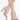 Front View Azalea Wang Sugar Crush Chunky Sandal In Nude