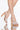 Front View Azalea Wang Sugar Crush Chunky Sandal In Nude