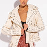 Front View Azalea Wang Summer Set Studded Moto Jacket