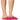 Front View Azalea Wang Super Chic Slip On Flat In Fuchsia