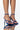 Front View Azalea Wang Sweet And Sour Stiletto Sandal In Blue