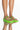 Front View Azalea Wang Sweet Like Me Flat Sandal In Green