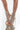 Front View Azalea Wang Sweet Lovin Stiletto Bootie In Nude