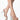 Front View Azalea Wang Sweet Nothings Chunky Sandal In Nude