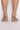 Back View Azalea Wang Switching Positions For You Flat Sandal In Nude