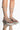 Front View Azalea Wang Switching Positions For You Flat Sandal In Silver