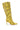 Side View Azalea Wang Sylvette Yellow Printed Boot