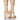 Front View Azalea Wang Tahiti Chunky Platform Rope Sandal In Nude