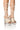 Front View Azalea Wang Tahiti Chunky Platform Rope Sandal In Nude