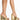 Front View Azalea Wang Take It Easy Wedge Sandal In Gold