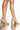 Front View Azalea Wang Take It Easy Wedge Sandal In Gold