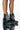 Front View Azalea Wang Take It Out Back Chunky Bootie In Black