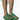 Front View Azalea Wang Take Me On A Vacation Flat Sandal In Green