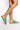 Side View Azalea Wang Take Me On A Vacation Flat Sandal In Green