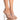 Front View Azalea Wang Take Me Out To Dinner First Pyramid Sandal In Nude