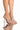 Front View Azalea Wang Take Me Out To Dinner First Pyramid Sandal In Nude