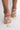 Detail View Azalea Wang Take Me Out To Dinner First Pyramid Sandal In Nude in Nude