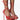 Front View Azalea Wang Take Me Out Tonight Stiletto Sandal In Red