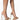 Front View Azalea Wang Take The Leap With Me Stiletto Sandal In Gold