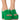 Front View Azalea Wang Take You There Terry Platform Mule In Green