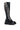 Back View Azalea Wang Tanner Rhinestone Lace Up Combat Boot In Black