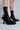 Extra View Azalea Wang Tarrow Stiletto Pu Bootie In Black