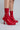 Full View Azalea Wang Tarrow Stiletto Pu Bootie In Red