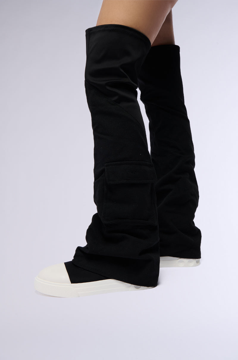 AZALEA WANG TAZULA OVER THE KNEE SNEAKER view 0