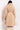 Back View Azalea Wang Teddi Peplum Trench Coat in Beige