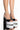 Front View Azalea Wang Tell It How It Is Chunky Sandal In Black White