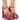 Front View Azalea Wang The Glam Life For Me Strappy Embellished Chunky Sandal In Pink