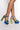 Side View Azalea Wang The Way You Move Chunky Sandal In Blue Multi